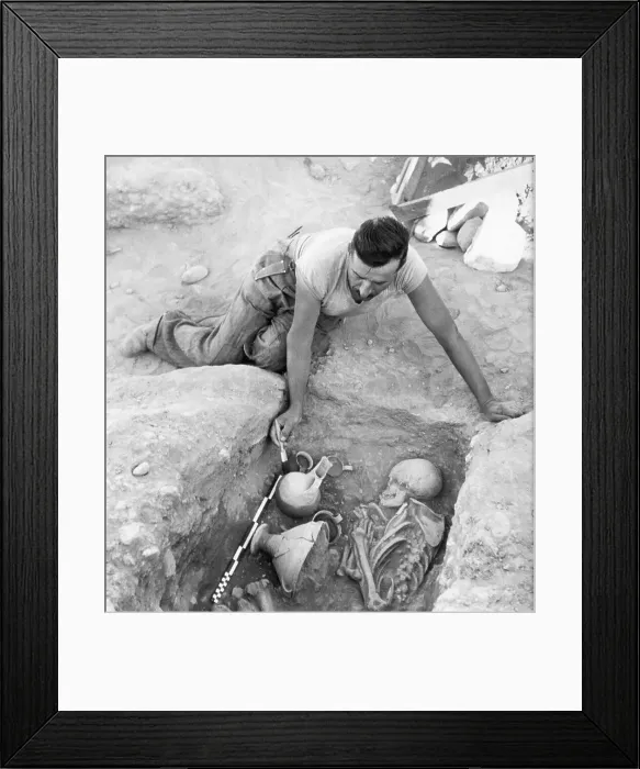 Framed Print : Mycenae Excavation Framed Print : Mycenae Excavation