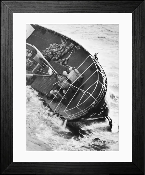 Framed Print : Man Against the Sea Framed Print : Man Against the Sea