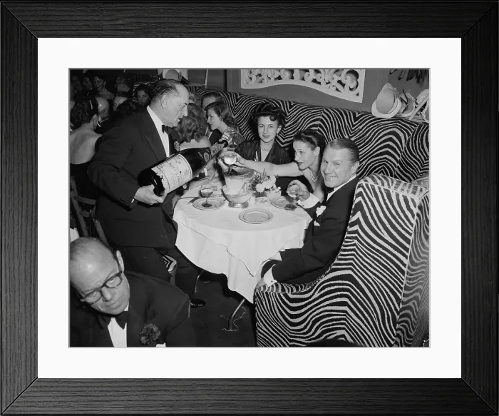 Framed Print : John Perona Celebrating New Year's Eve
