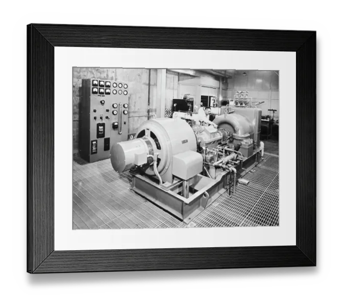 Framed Print : View of Early Atomic Reactor Framed Print : View of Early Atomic Reactor