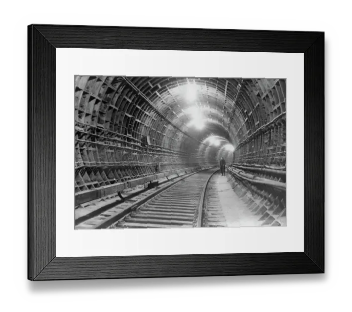 Framed Print : New Subway Tunnel in Moscow Framed Print : New Subway Tunnel in Moscow