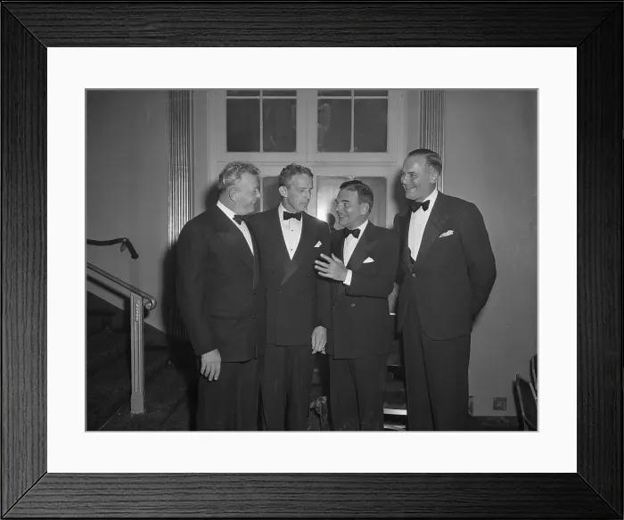 Framed Print : Political Officials Attending Function Framed Print : Political Officials Attending Function