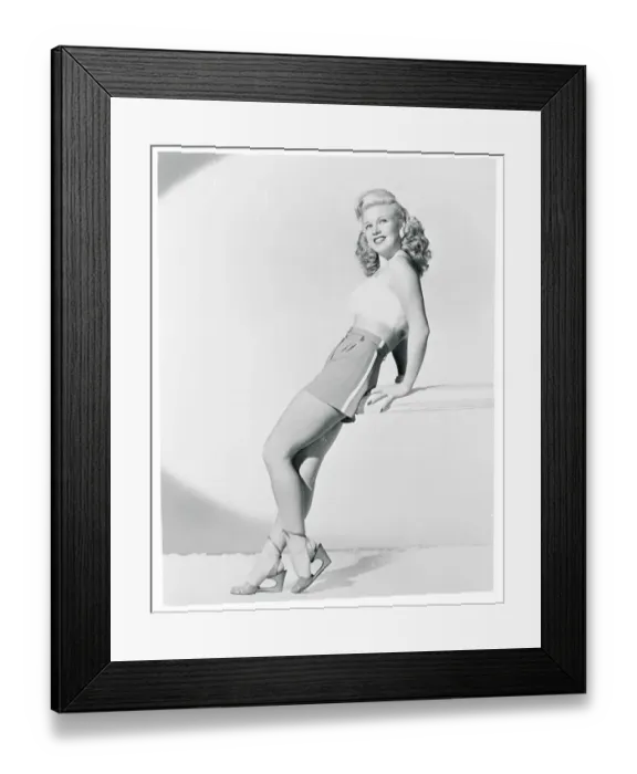 Framed Print : Portrait of Ginger Rogers Framed Print : Portrait of Ginger Rogers