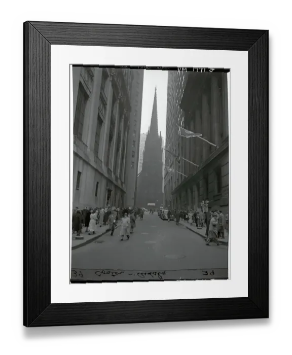 Framed Print : Financial District in New York Framed Print : Financial District in New York