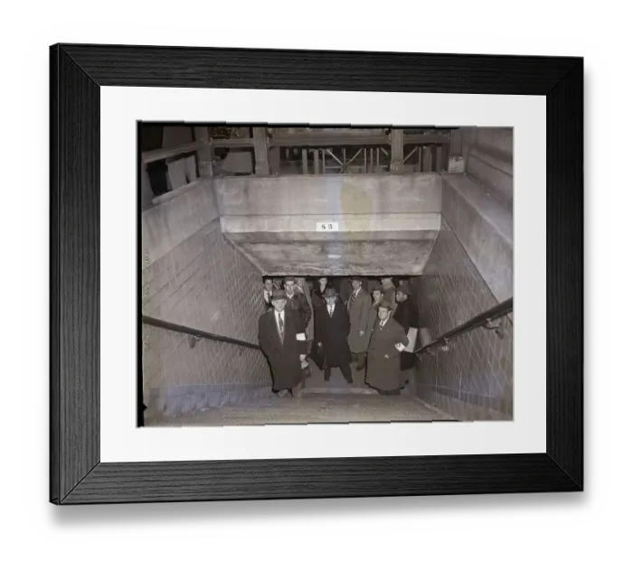 Framed Print : Civil Defense Drill Framed Print : Civil Defense Drill