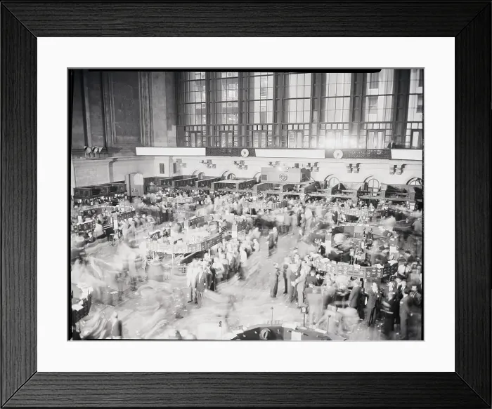 Framed Print : Stock Exchange Before Air Raid Test Framed Print : Stock Exchange Before Air Raid Test