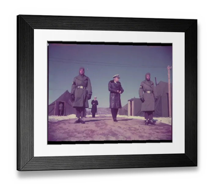 Framed Print : Officer and MP Guards Framed Print : Officer and MP Guards