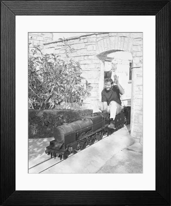 Framed Print : David Rose Riding Train Framed Print : David Rose Riding Train
