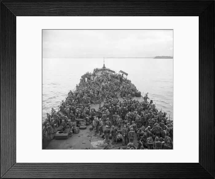 Framed Print : Marines Heading to Korea Framed Print : Marines Heading to Korea