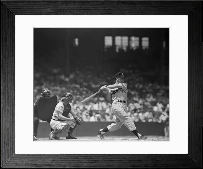 Framed Print : Mickey Mantle Swinging the Bat Framed Print : Mickey Mantle Swinging the Bat