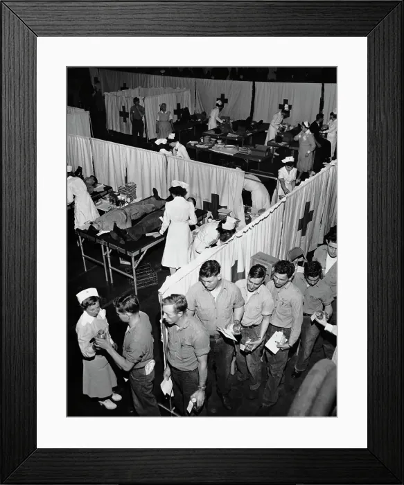 Framed Print : Mass Blood Donation Framed Print : Mass Blood Donation
