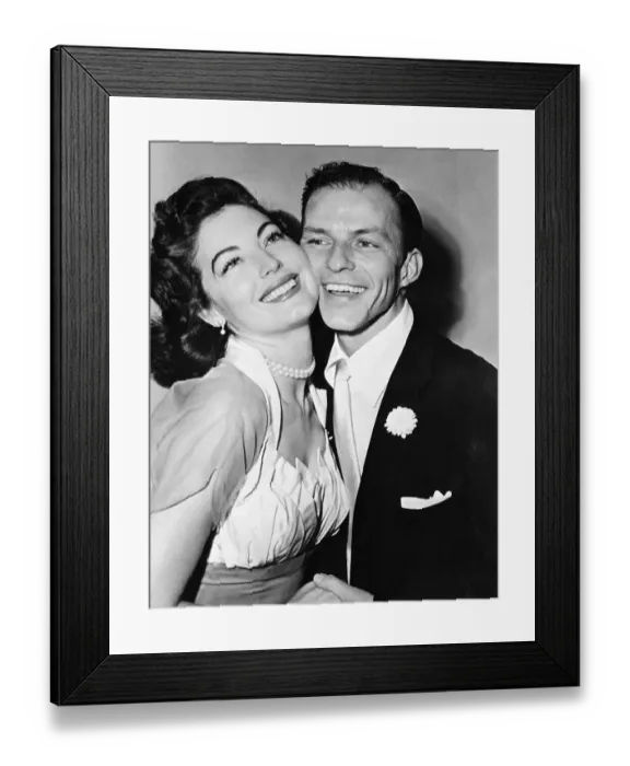 Framed Print : Frank Sinatra and Wife Ava Gardner Framed Print : Frank Sinatra and Wife Ava Gardner