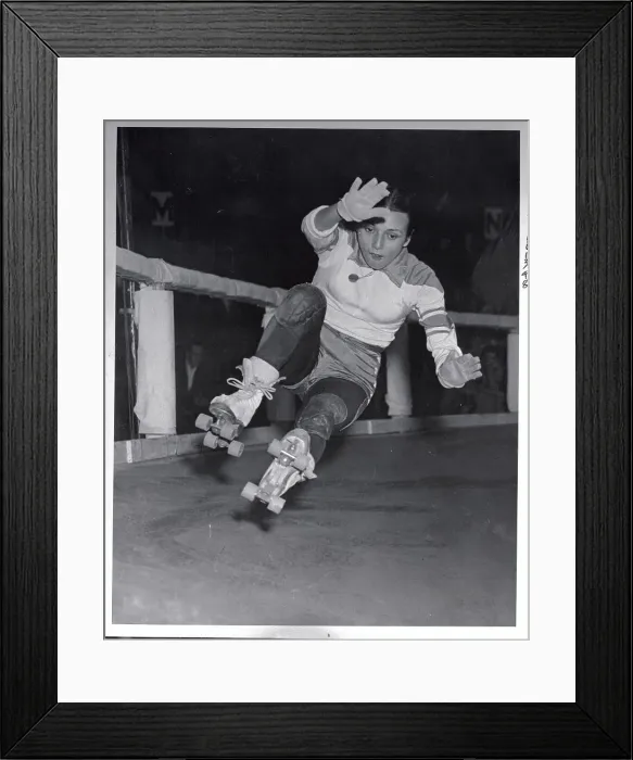Framed Print : Roller Derby Framed Print : Roller Derby