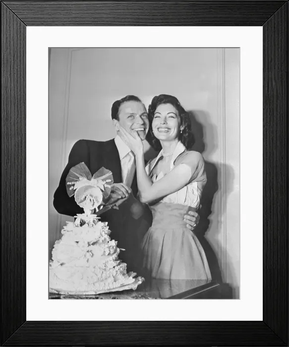 Framed Print : F.Sinatra & A.Gardner @ Their Wedding Framed Print : F.Sinatra & A.Gardner @ Their Wedding