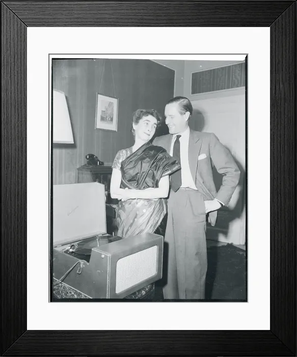 Framed Print : Barbara Hutton and von Cramm Framed Print : Barbara Hutton and von Cramm