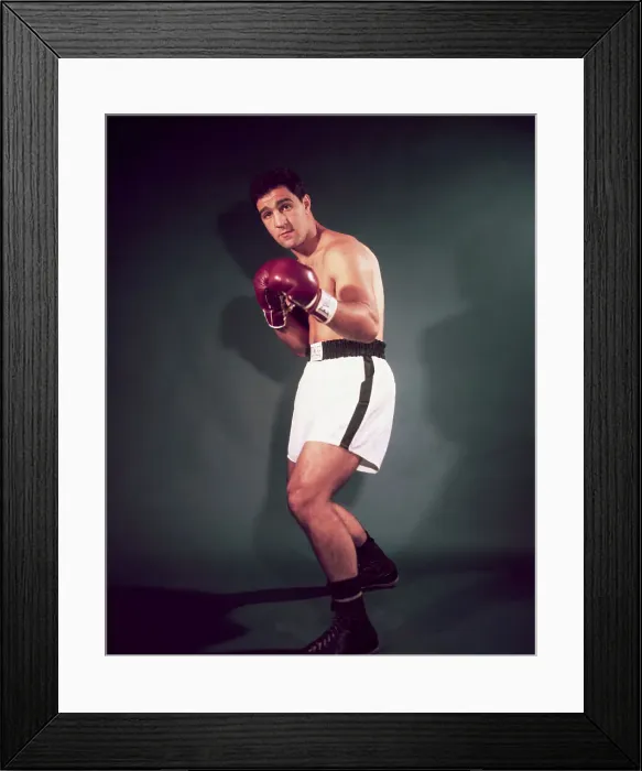 Framed Print : Portrait of Boxer Rocky Marciano Framed Print : Portrait of Boxer Rocky Marciano