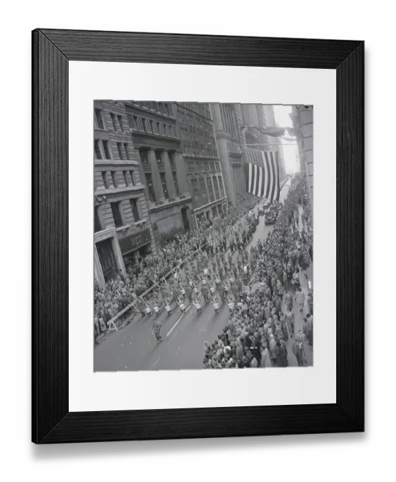 Framed Print : Parade For Korean War Veterans Framed Print : Parade For Korean War Veterans
