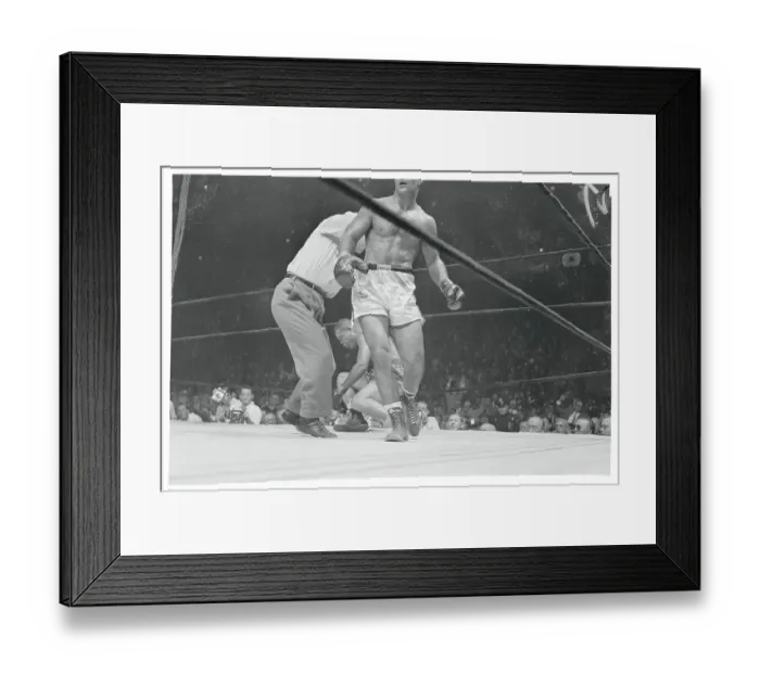 Framed Print : Louis Dropped by Marciano Framed Print : Louis Dropped by Marciano