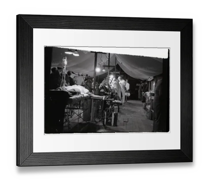 Framed Print : Army Mobile Surgical Hospital