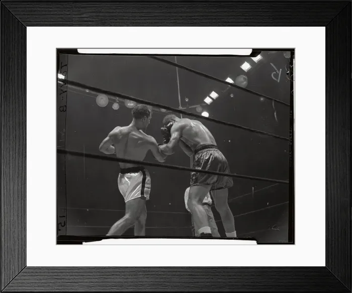 Framed Print : Joe Louis And Rockey Marciano Framed Print : Joe Louis And Rockey Marciano