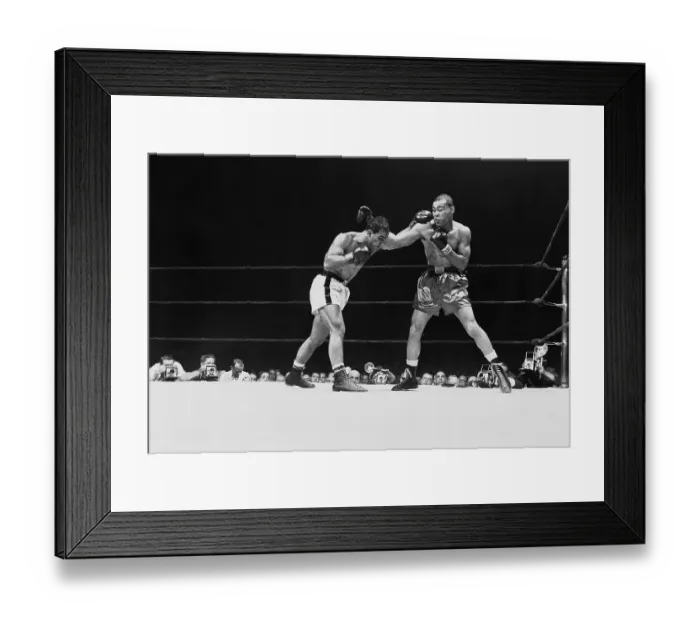 Framed Print : Joe Louis and Rocky Marciano Fighting Framed Print : Joe Louis and Rocky Marciano Fighting