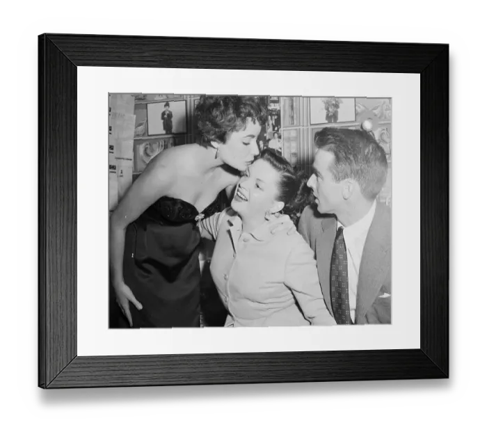 Framed Print : Judy Garland Being Greeted at Her Performance Framed Print : Judy Garland Being Greeted at Her Performance