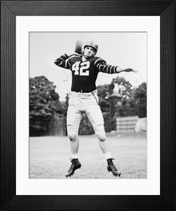 Framed Print : Princeton Football Champ Kazmaier