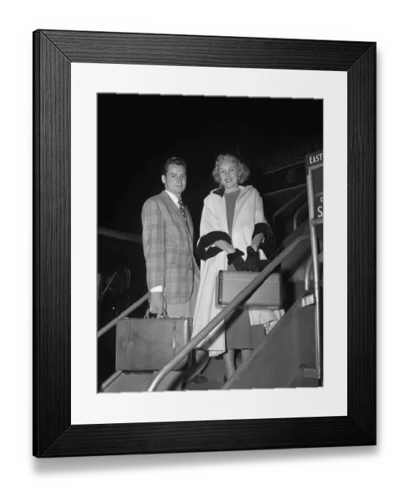 Framed Print : Barron Hilton and Wife Marilyn Hilton Framed Print : Barron Hilton and Wife Marilyn Hilton