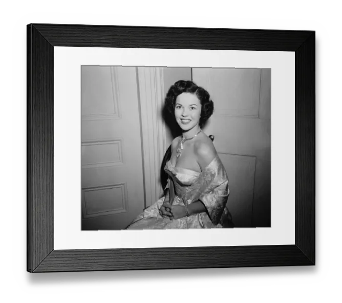 Framed Print : Shirley Temple Modeling Pear Shaped Diamond Framed Print : Shirley Temple Modeling Pear Shaped Diamond