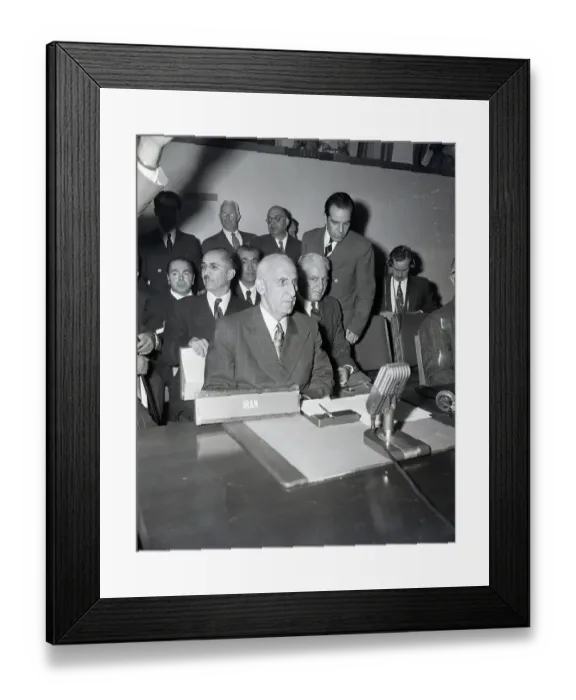 Framed Print : Iranian Premier Mohammed Mossaddeq Framed Print : Iranian Premier Mohammed Mossaddeq