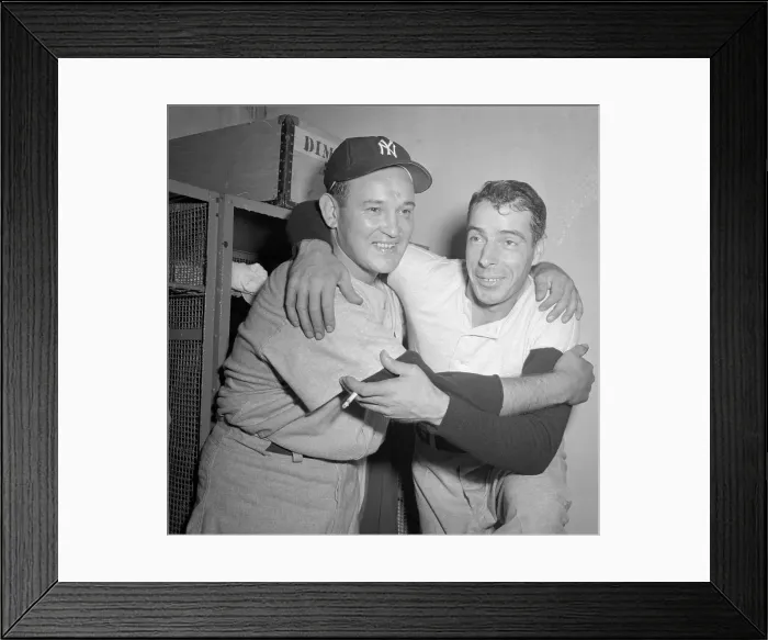 Framed Print : Portrait of Joe DiMaggio and Allie Reynolds Framed Print : Portrait of Joe DiMaggio and Allie Reynolds
