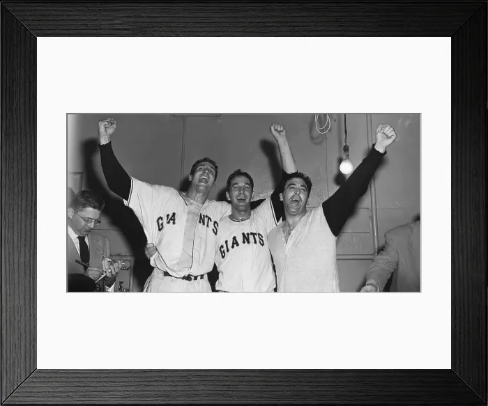 Framed Print : New York Giants Celebrating Playoff Victory Framed Print : New York Giants Celebrating Playoff Victory