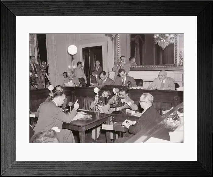 Framed Print : Senator Joseph R. McCarthy During Senate Hearing Framed Print : Senator Joseph R. McCarthy During Senate Hearing