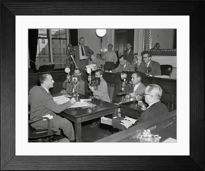 Framed Print : Joe McCarthy at Hearing Framed Print : Joe McCarthy at Hearing