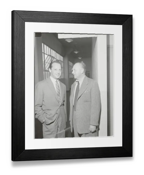 Framed Print : Sid Luft and Robert Agins Framed Print : Sid Luft and Robert Agins