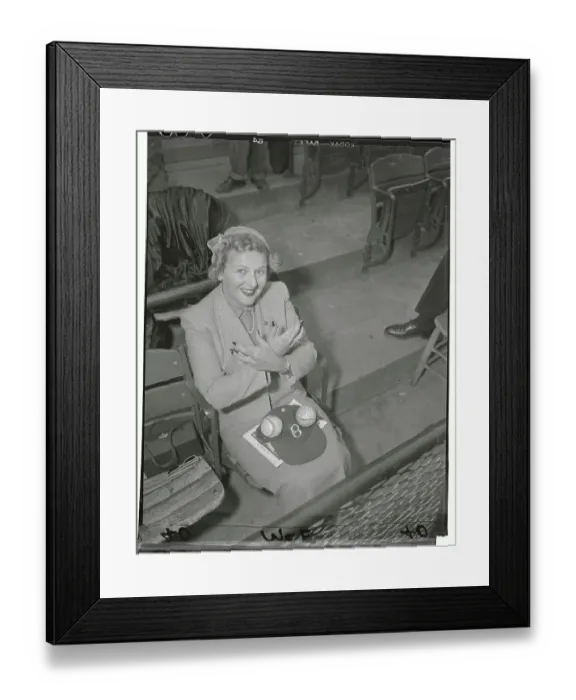 Framed Print : Ida Lyn Cohen Sitting on Bleachers Framed Print : Ida Lyn Cohen Sitting on Bleachers
