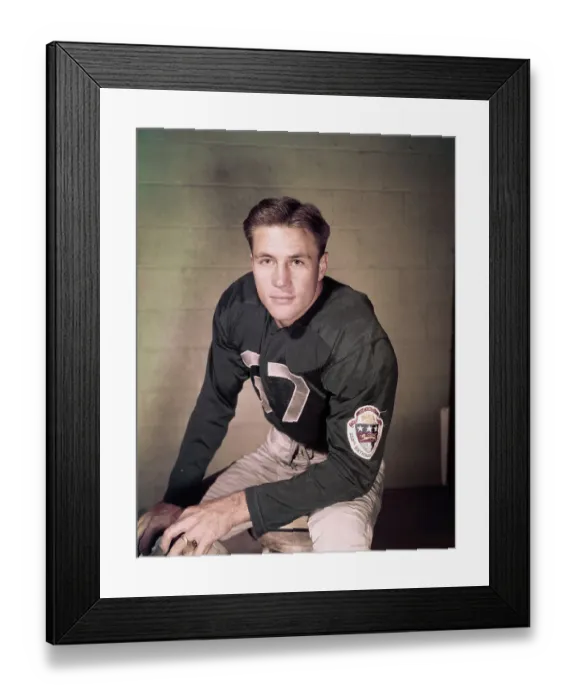 Framed Print : Doak Walker Posing in Uniform Framed Print : Doak Walker Posing in Uniform