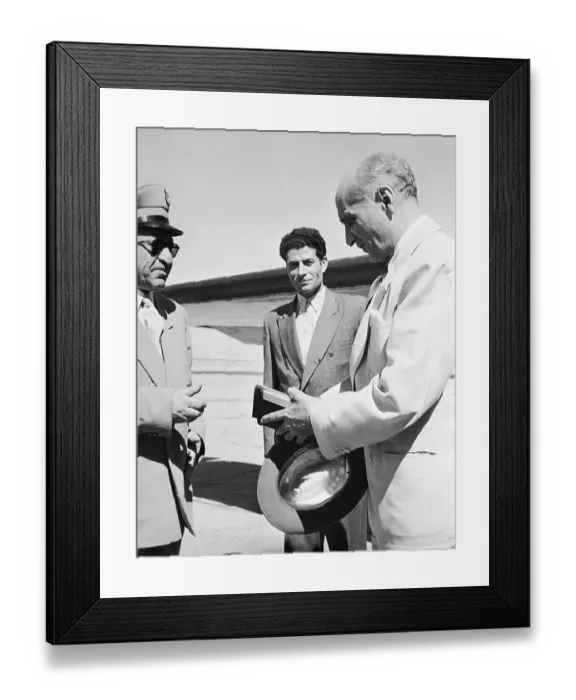 Framed Print : US Ambassador Loy Henderson in Tehran Framed Print : US Ambassador Loy Henderson in Tehran