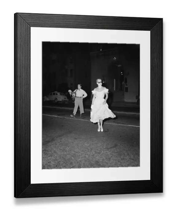 Framed Print : Fighting Over Barbara Payton
