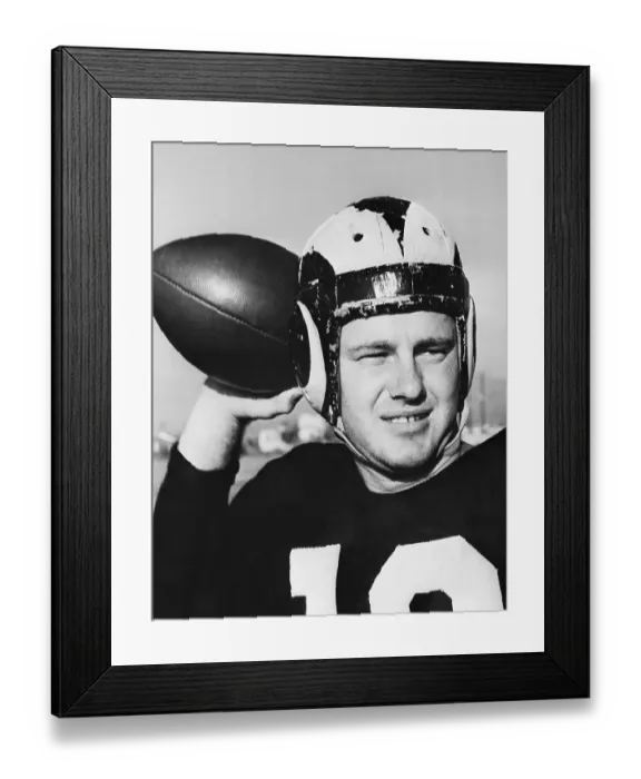 Framed Print : Quarterback Van Brocklin of Los Angeles Rams Framed Print : Quarterback Van Brocklin of Los Angeles Rams