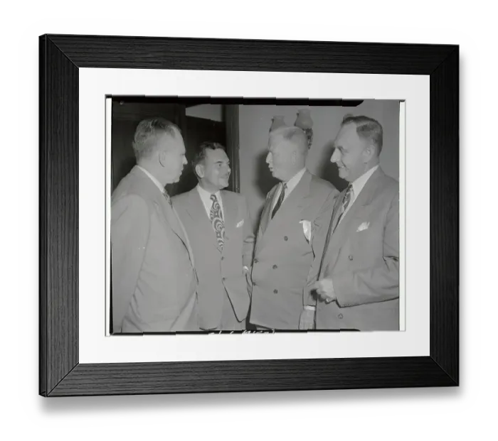 Framed Print : Governor Dewey Meeting with Senators