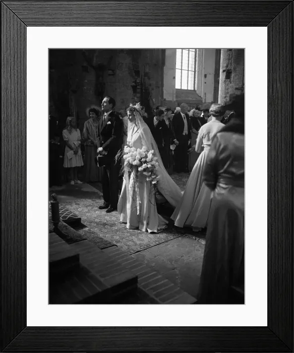 Framed Print : Wedding of Prince Ernst August and Princess Ortrud Framed Print : Wedding of Prince Ernst August and Princess Ortrud
