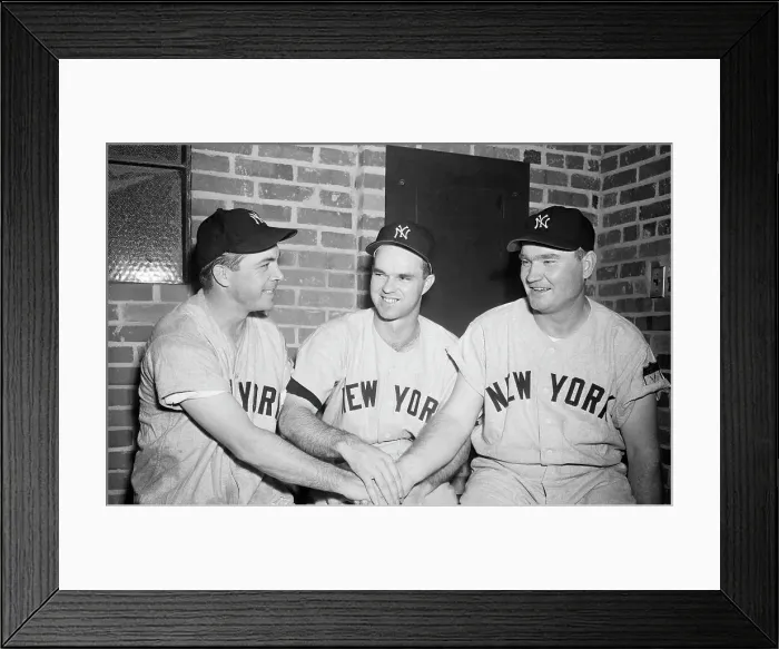 Framed Print : Johnny Sain, Johnny Hopp & Johnny Mize Framed Print : Johnny Sain, Johnny Hopp & Johnny Mize