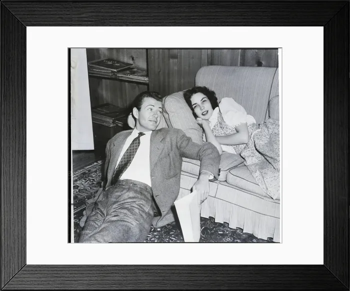 Framed Print : Robert Walker, Jennifer Jones Married Framed Print : Robert Walker, Jennifer Jones Married