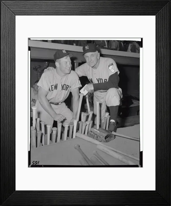 Framed Print : Casey Stengal and Mickey Mantle Framed Print : Casey Stengal and Mickey Mantle