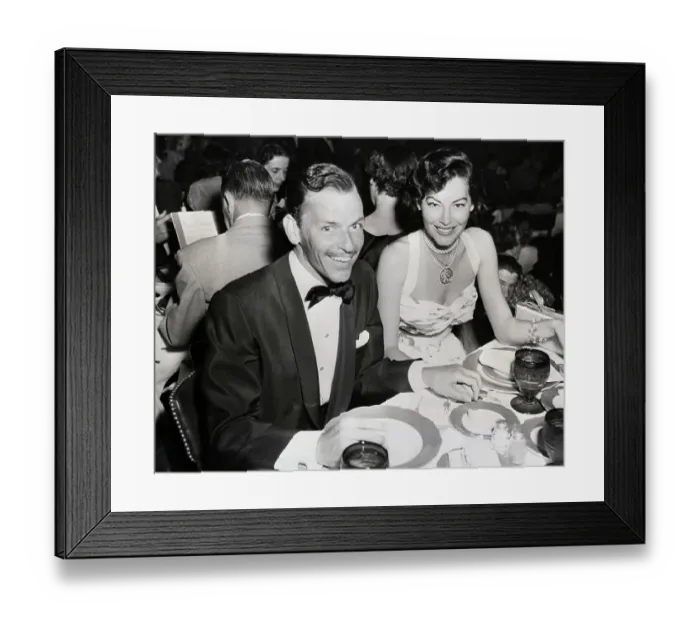 Framed Print : F.Sinatra & A.Gardner At The Casino Framed Print : F.Sinatra & A.Gardner At The Casino