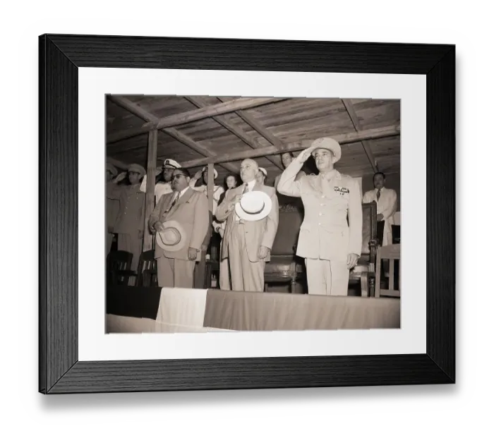 Framed Print : Anselmo Paulino with Raphael Trujillo Framed Print : Anselmo Paulino with Raphael Trujillo