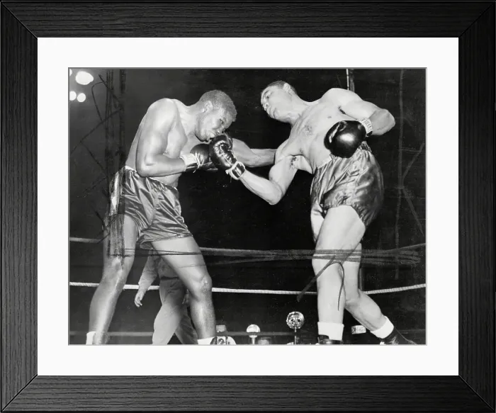 Framed Print : Joe Louis Punching Jimmy Bivins Framed Print : Joe Louis Punching Jimmy Bivins