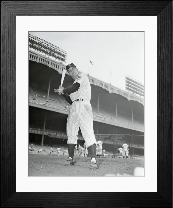 Framed Print : Bob Cerv in Batting Position Framed Print : Bob Cerv in Batting Position