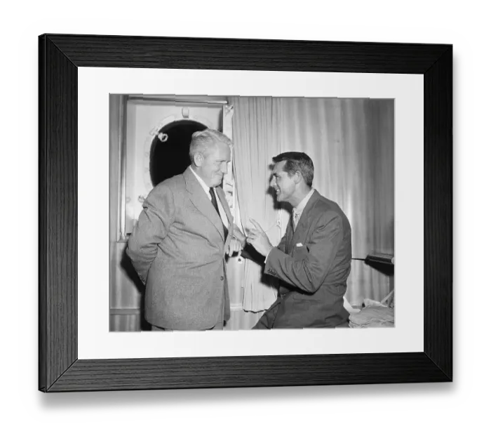 Framed Print : Cary Grant Advises Spencer Tracy Framed Print : Cary Grant Advises Spencer Tracy